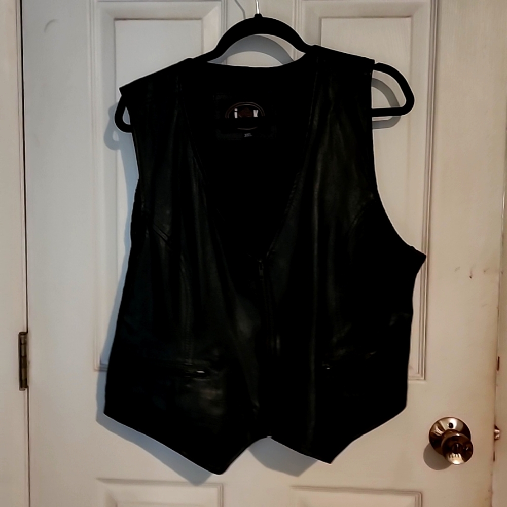 Leather Vest, size 3xl